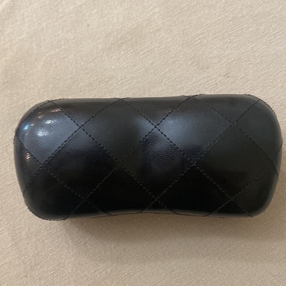 Authentic Chanel Quilted Black Hard Sunglass Case - Picture 5 of 5